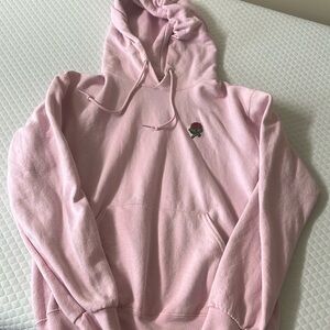 pink rose hoodie